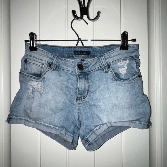 STS Blue shorts (white and blue) - Picture 1 of 4